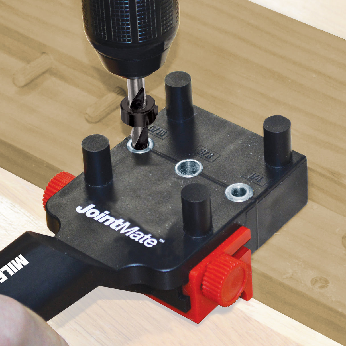 Milescraft JointMate Adjustable Dowel Jig Self-Centring Metric
