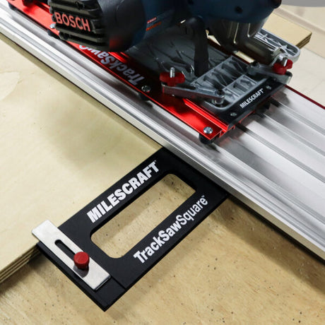 Milescraft Track Saw Guide with Extension Rail Kit and TrackSawSquare in Australian woodworking tools store