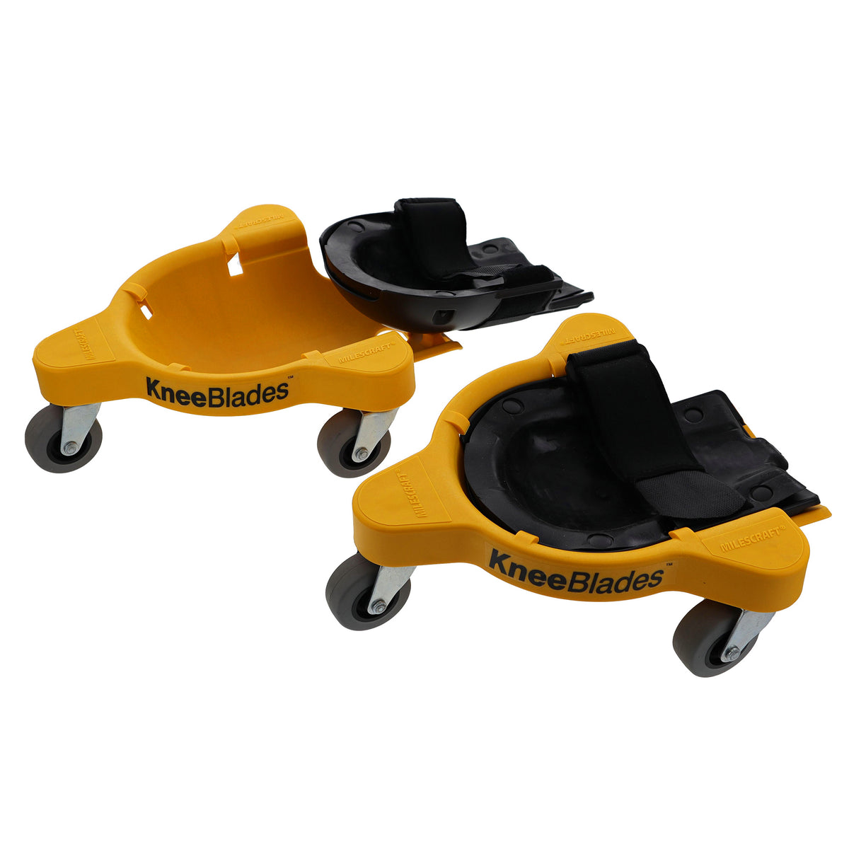 Milescraft KneeBlades Knee Pads with Castors 217kg Capacity