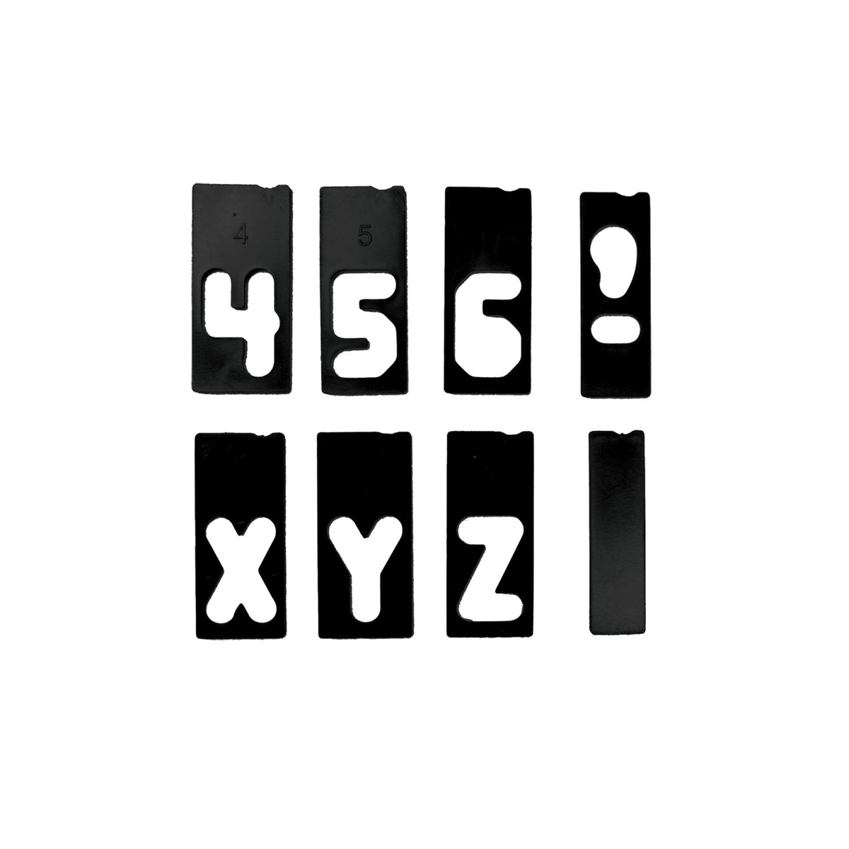 Milescraft 1 1/2in Characters Templates for SignPro Sign Making Set