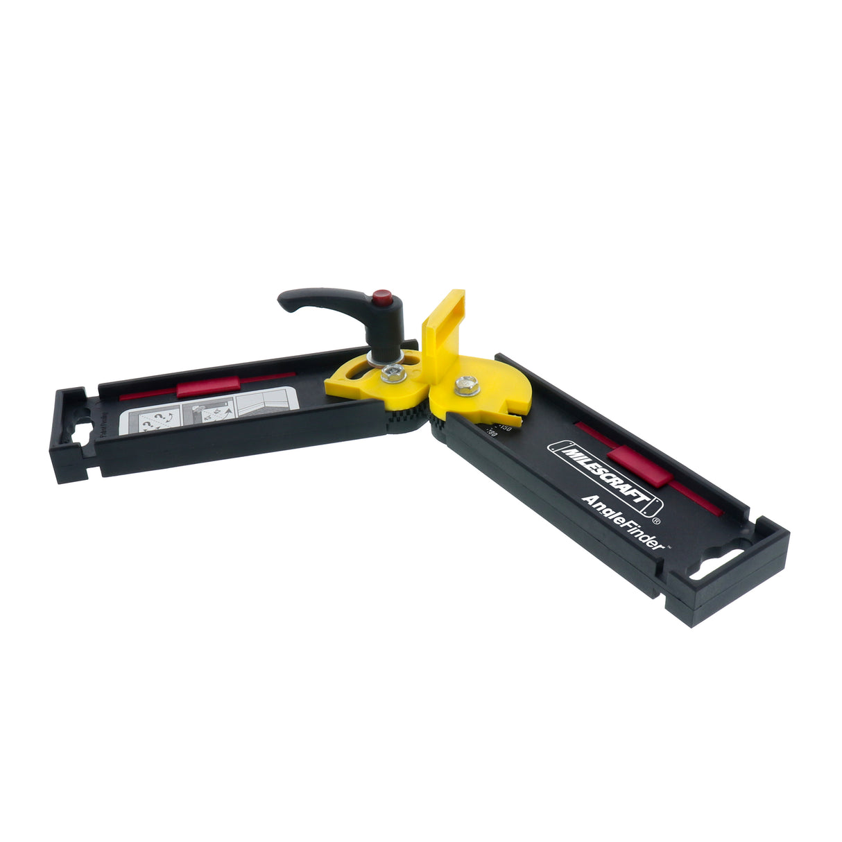 Milescraft AngleFinder with Retractable Edge Guides Mitre Saw Setup