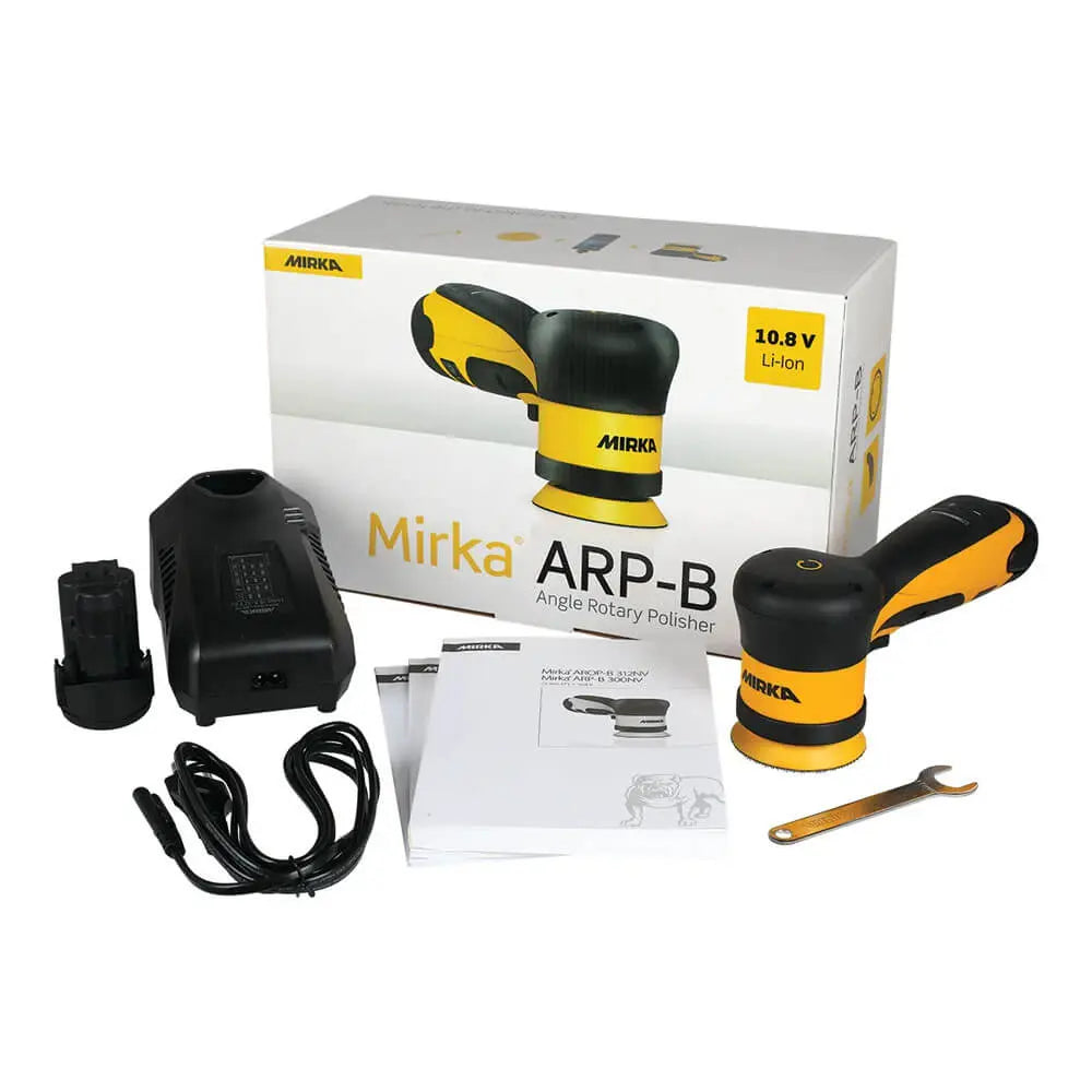 Mirka ARP-B Cordless Polisher 77mm 300NV in action, delivering precision sanding results