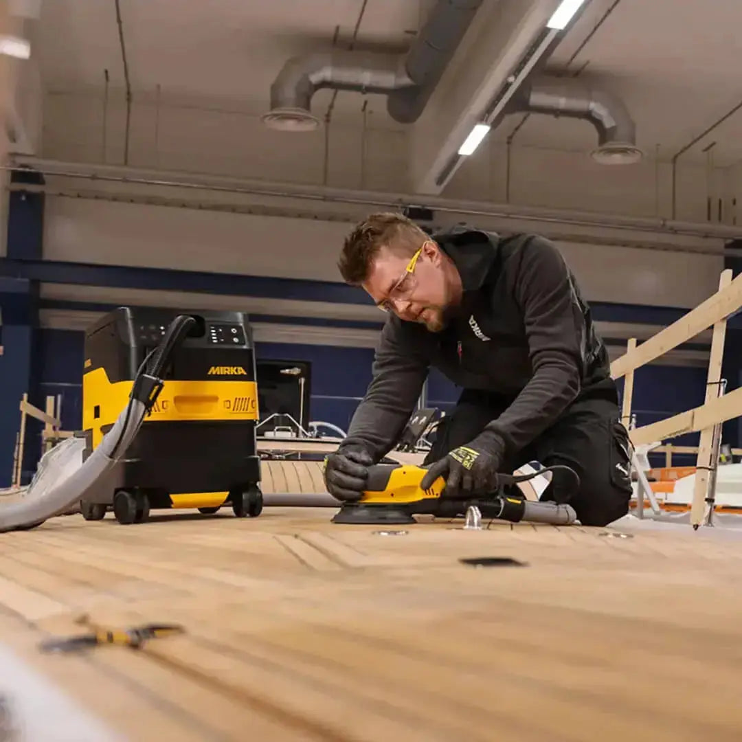 Mirka DEROS RS 600 150mm Rotary Sander in Case - Australian woodworking tools store