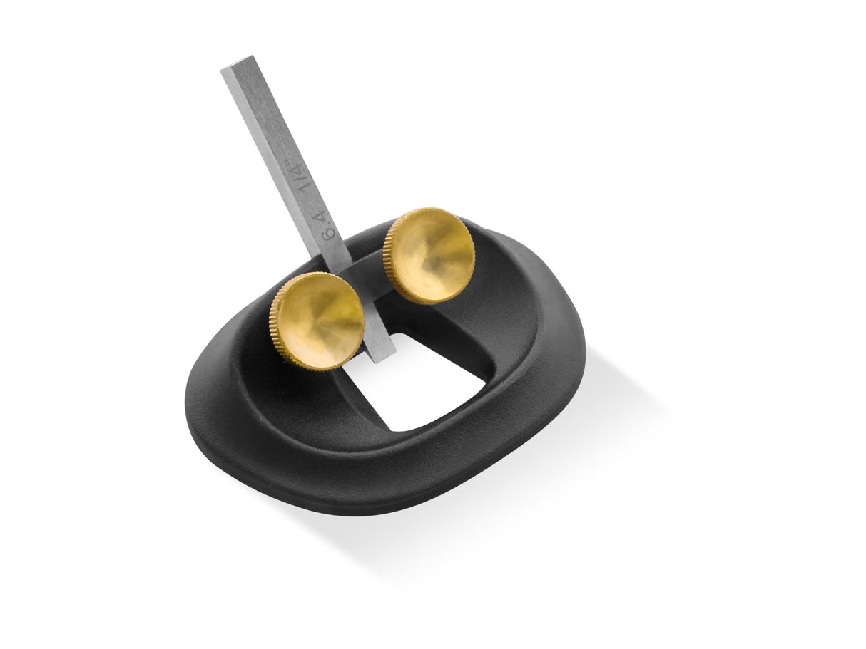 Melbourne Tool Company Small Router Hand Plane Grooving Tool in use on wood surface