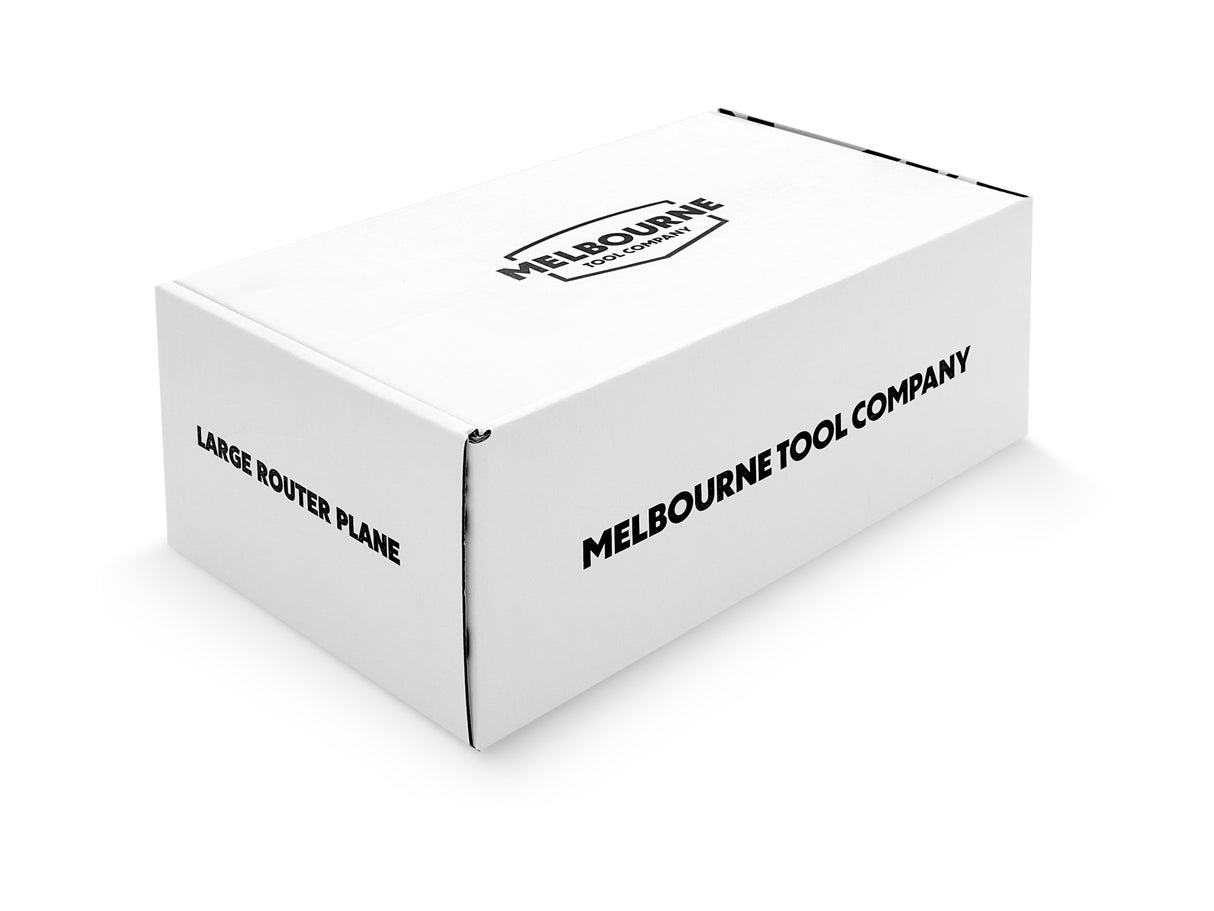 Melbourne Tool Company Large Router Plane showing detailed grooving capabilities
