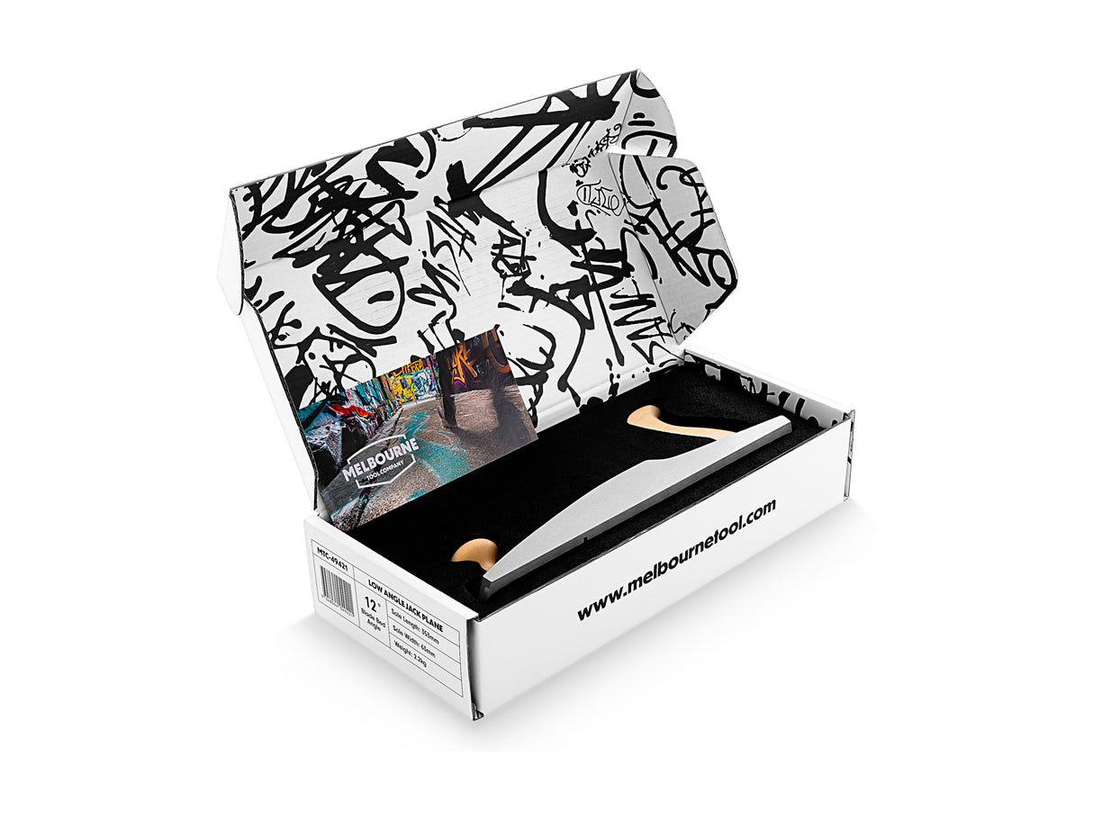 Melbourne Tool Company Low Angle Jack Plane showcasing precision hand tool craftsmanship