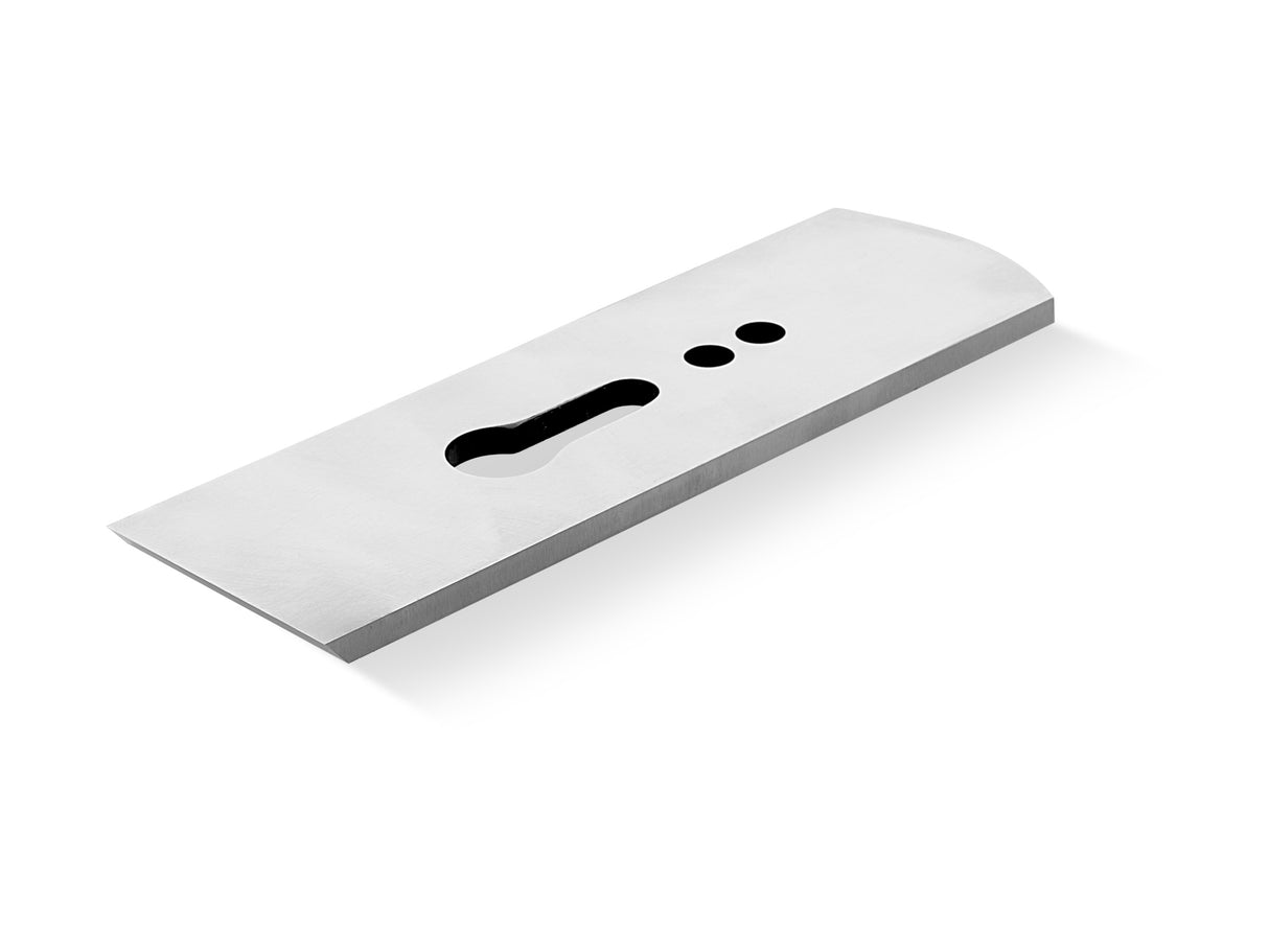 Melbourne Tool Company 50 degree bevel blade for low angle block plane in use