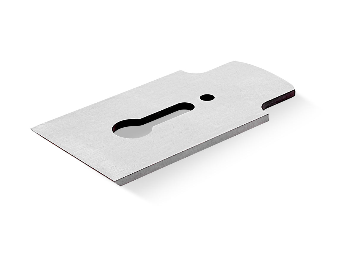 Melbourne Tool Company Blade Low Angle Smoothing Hand Plane 50 Degree Bevel in use on wood board