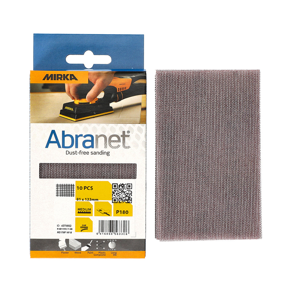 Mirka Abranet Ceramic Sanding Sheet - 81 x 133mm Pack of 10