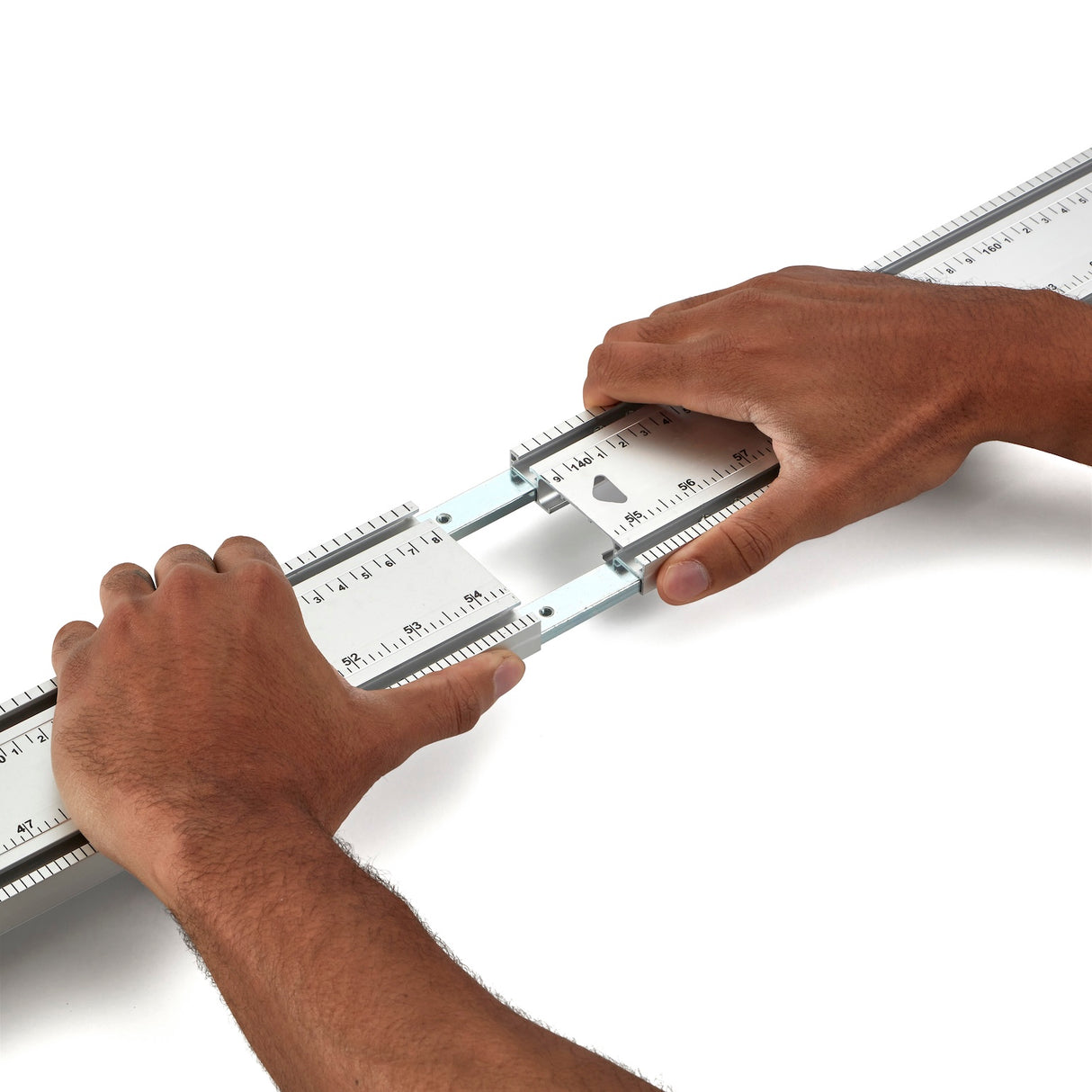 BORA NGX Clamp Edge Saw Guide Extension in action