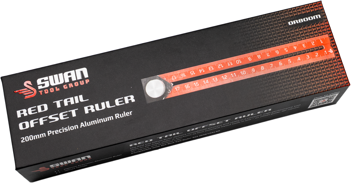 Swan Tool Group RED TAIL Offset Ruler 200mm