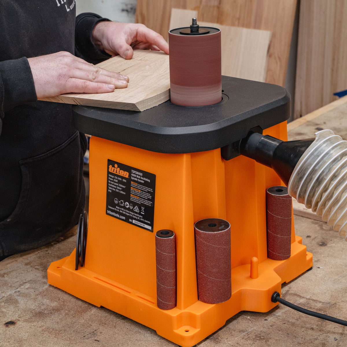 Triton TSPSM450 450W Midi Oscillating Spindle Sander