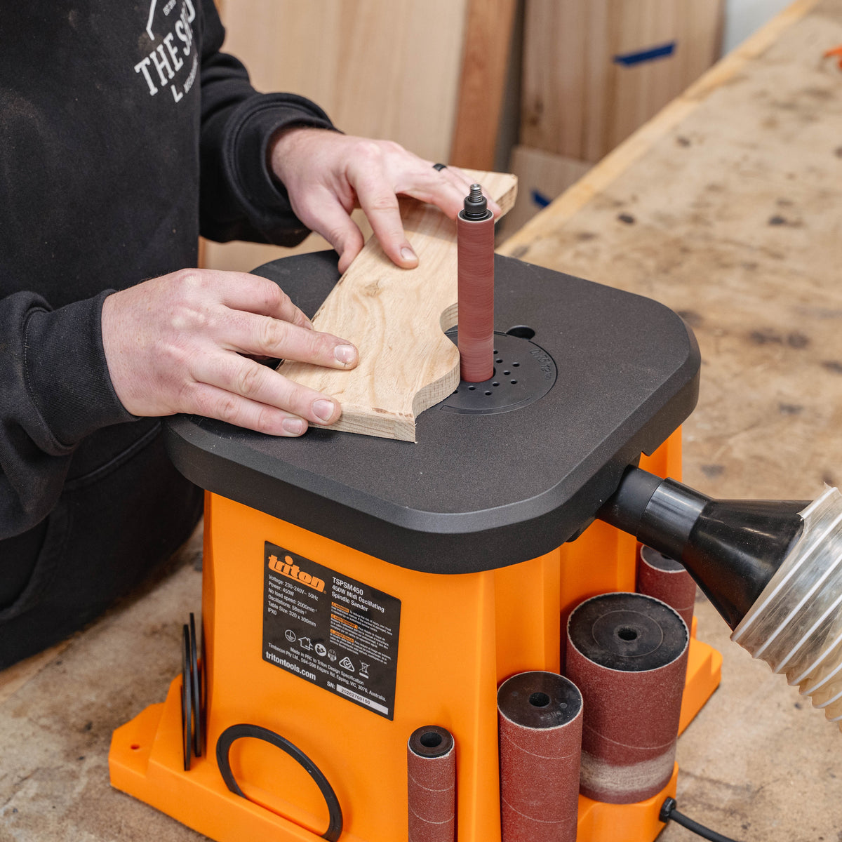Triton TSPSM450 450W Midi Oscillating Spindle Sander
