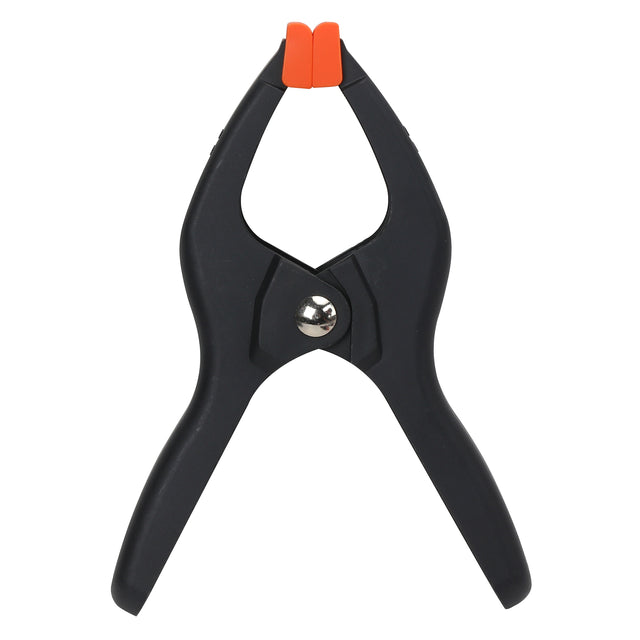 Pony Jorgensen 76mm plastic spring clamp with pivoting jaw pads in action