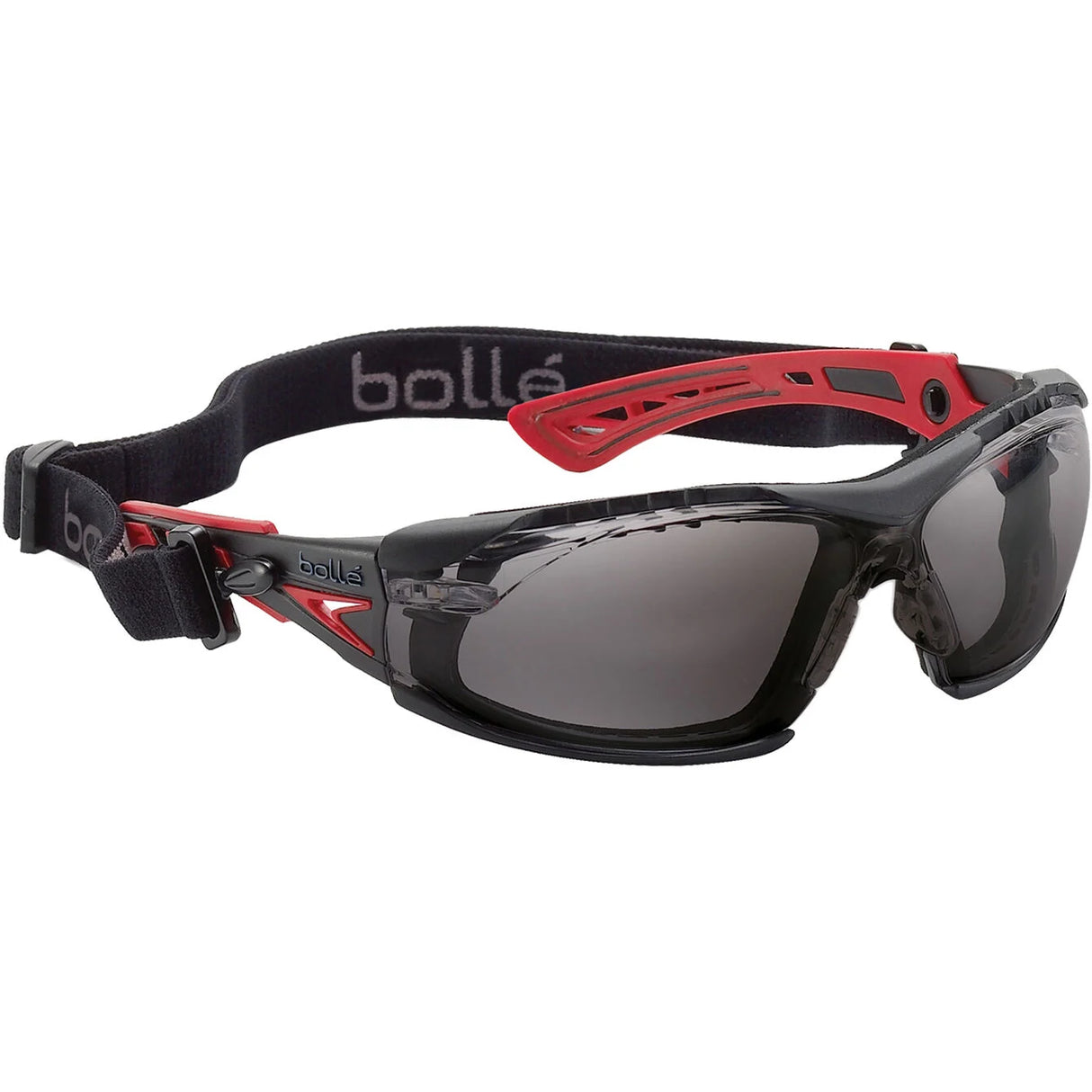 Bollé Safety Rush+ Seal Safety Glasses Smoke Lens sealed construction for eye protection