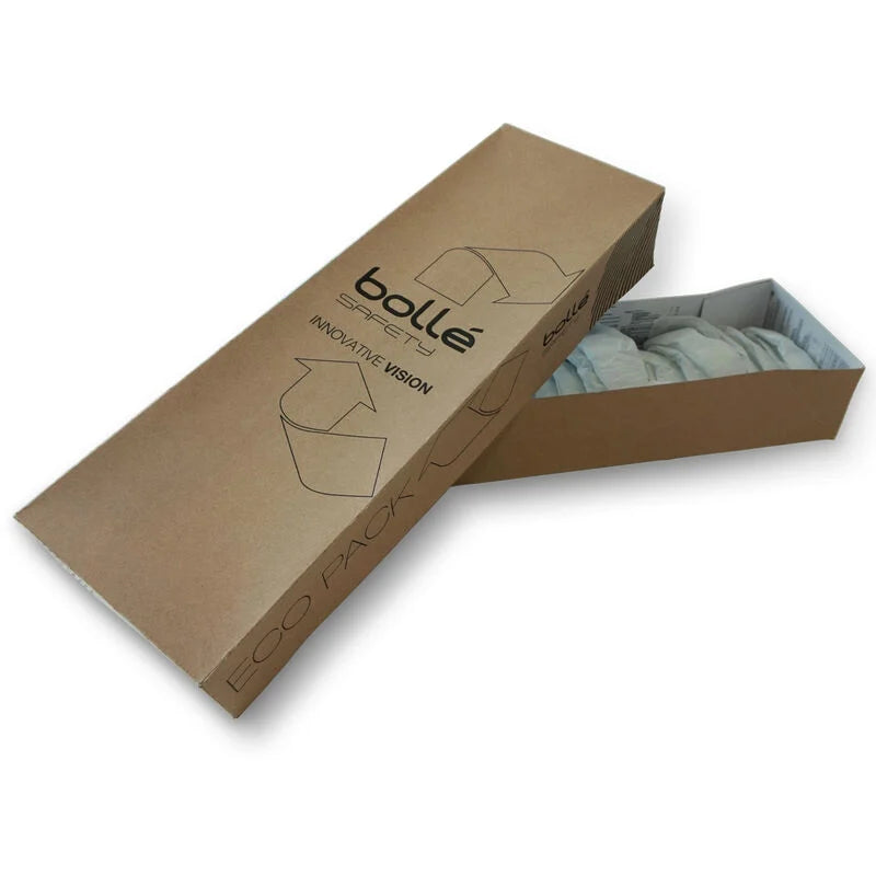 Bollé Safety Silex Amber Lens Safety Glasses with Flex 160° technology and panoramic vision