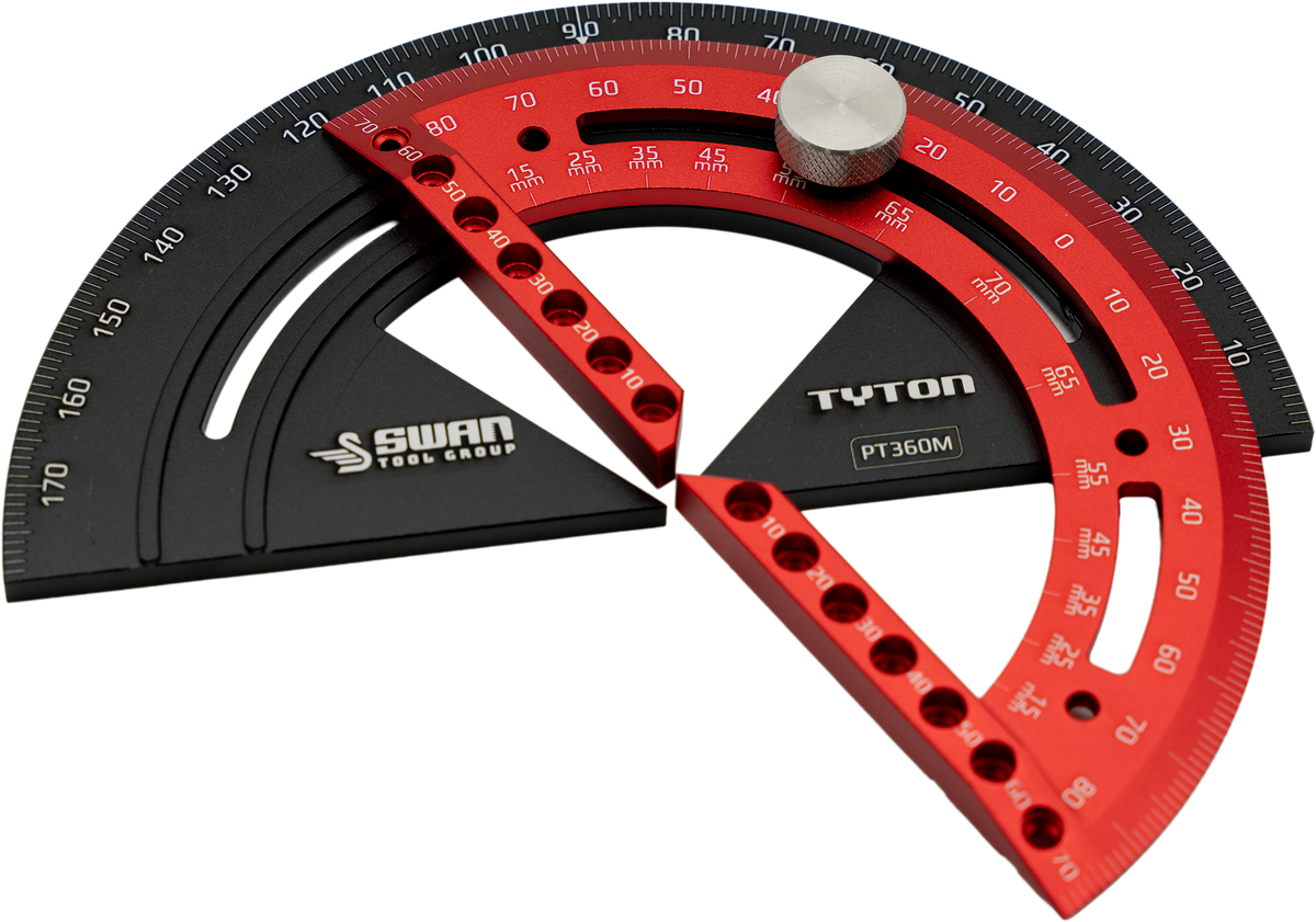 Swan Tool Group TYTON Pro-Trac Double Protractor