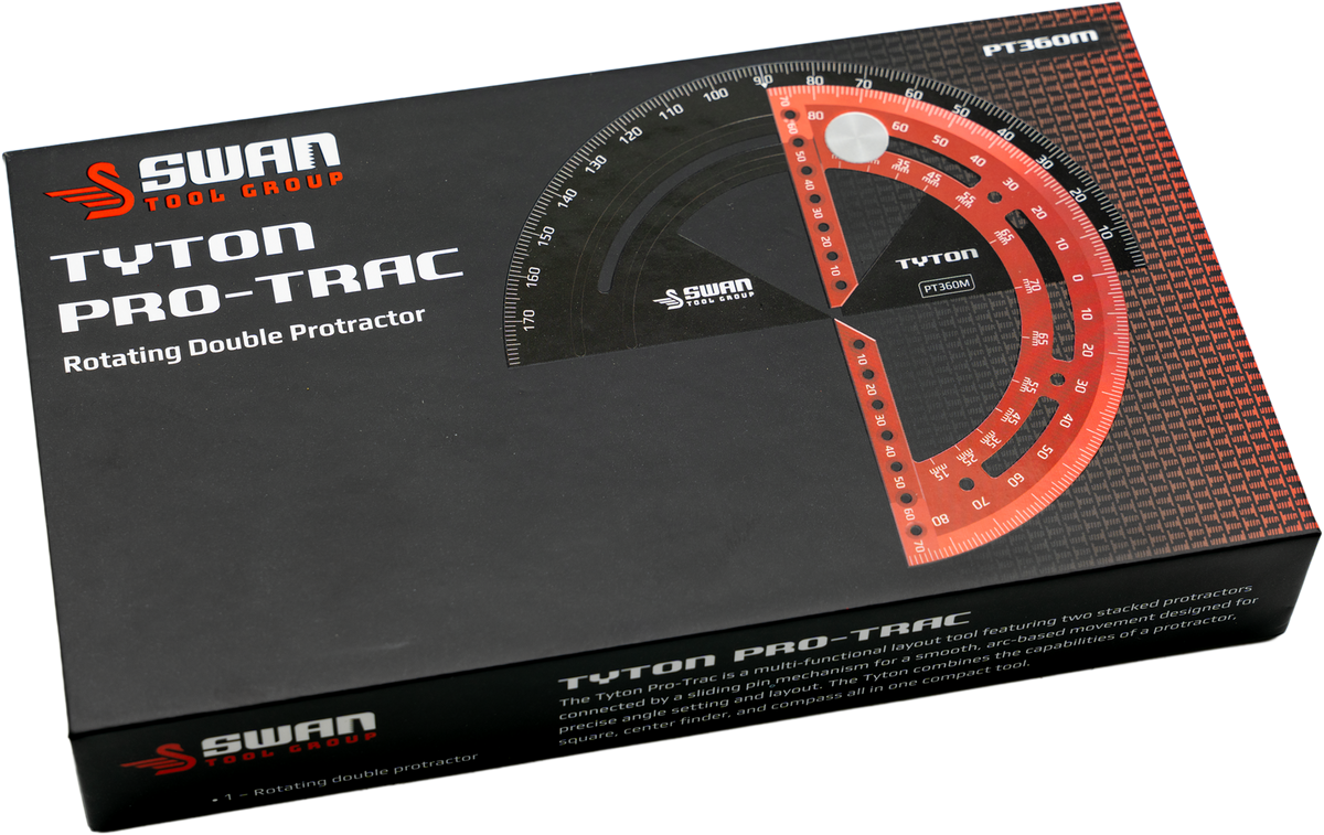 Swan Tool Group TYTON Pro-Trac Double Protractor