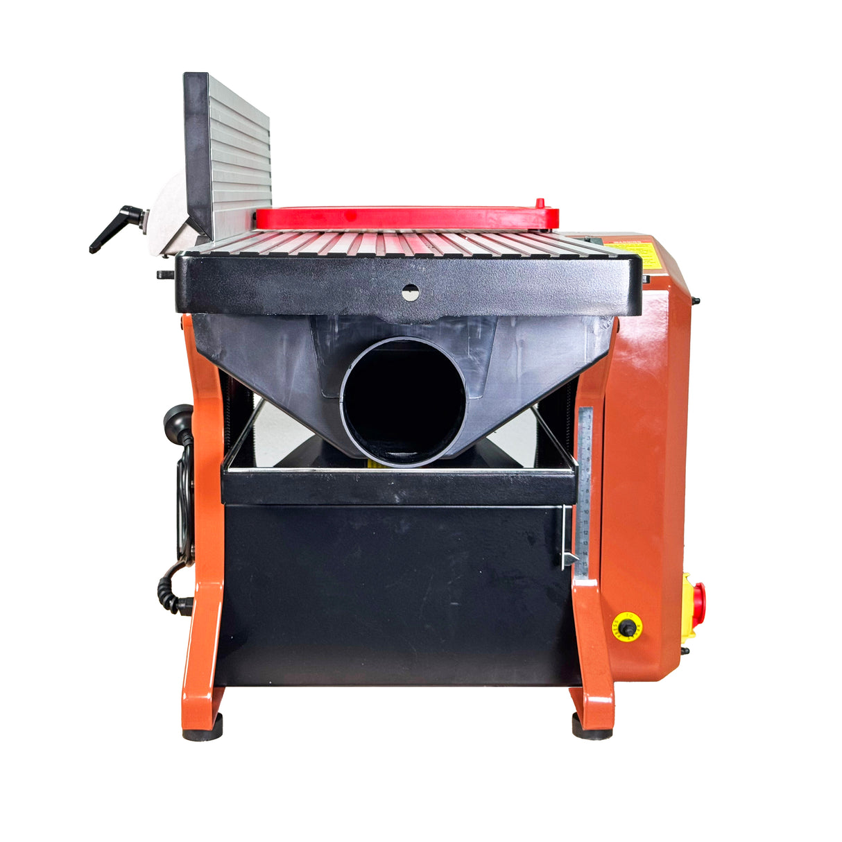 Sherwood 12in Benchtop Planer Thicknesser in action with helical cutterhead