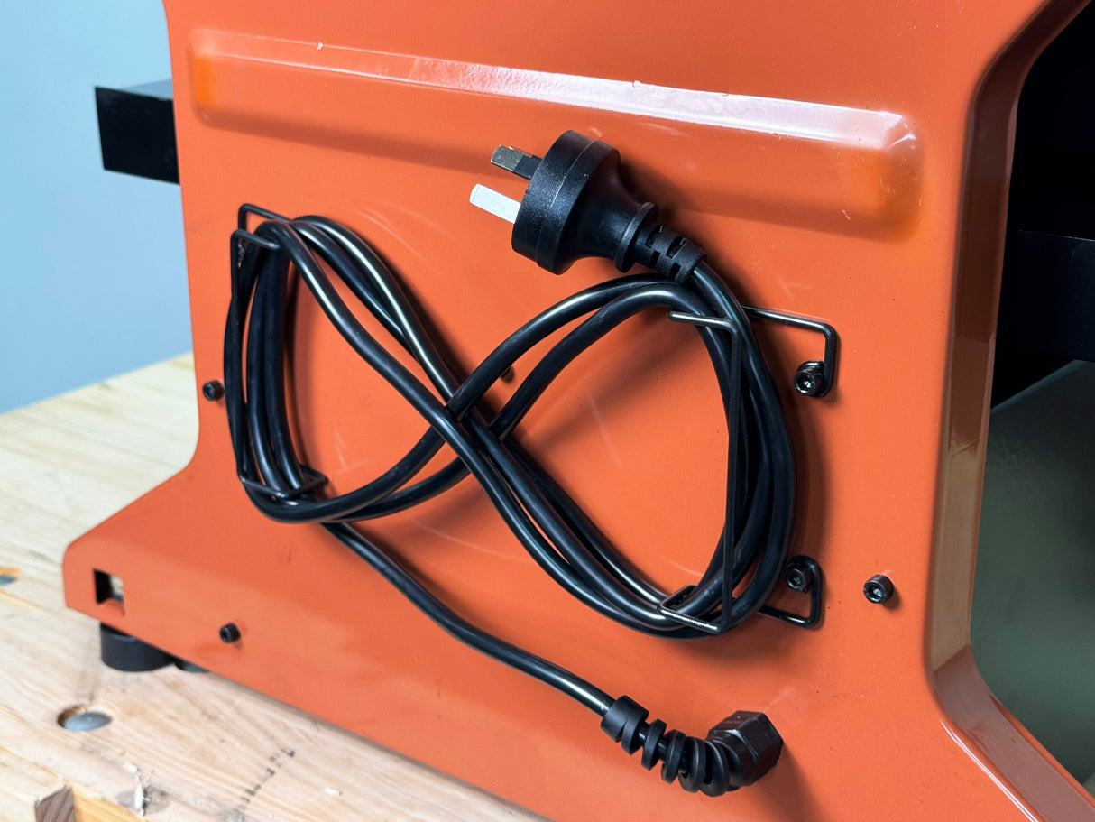 Sherwood 12in Benchtop Planer Thicknesser with Helical Cutterhead in workshop setting