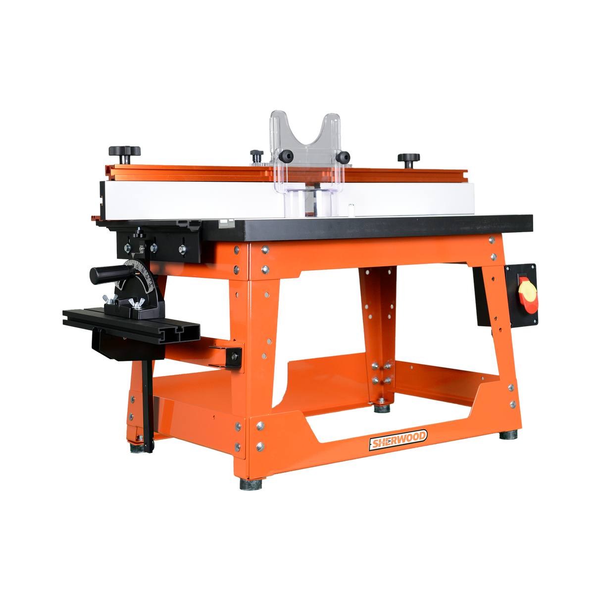 Sherwood Benchtop Router Table with MDF/Phenolic Table & Aluminium Mounting Plate