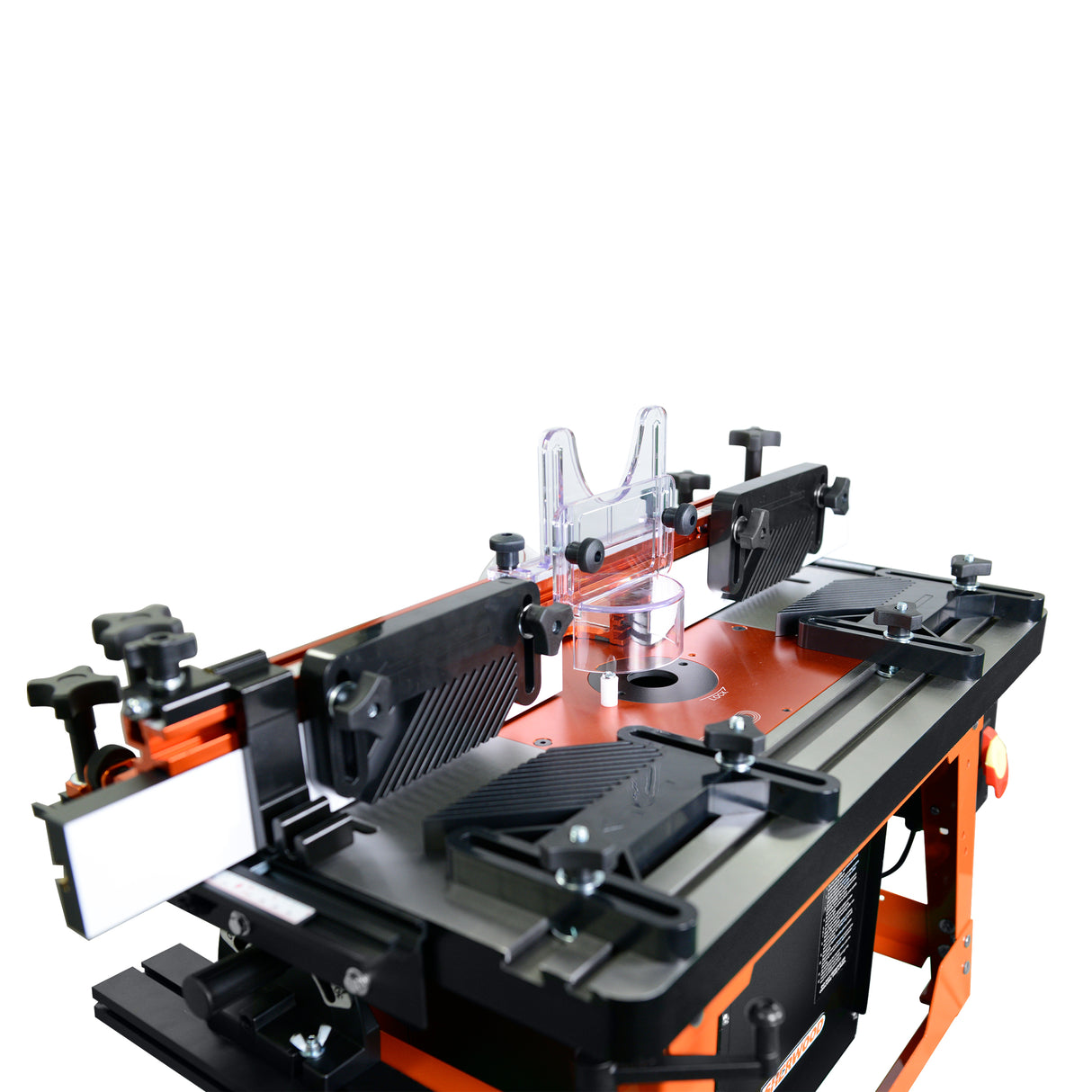 Sherwood Industrial Benchtop Router Table with Cast Iron Table & Plunge Router Lift