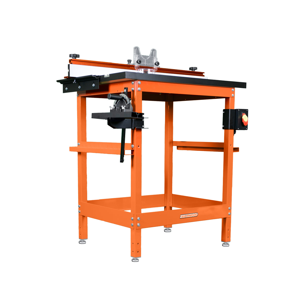 Sherwood Router Table Standalone with MDF/Phenolic Table & Aluminium Mounting Plate