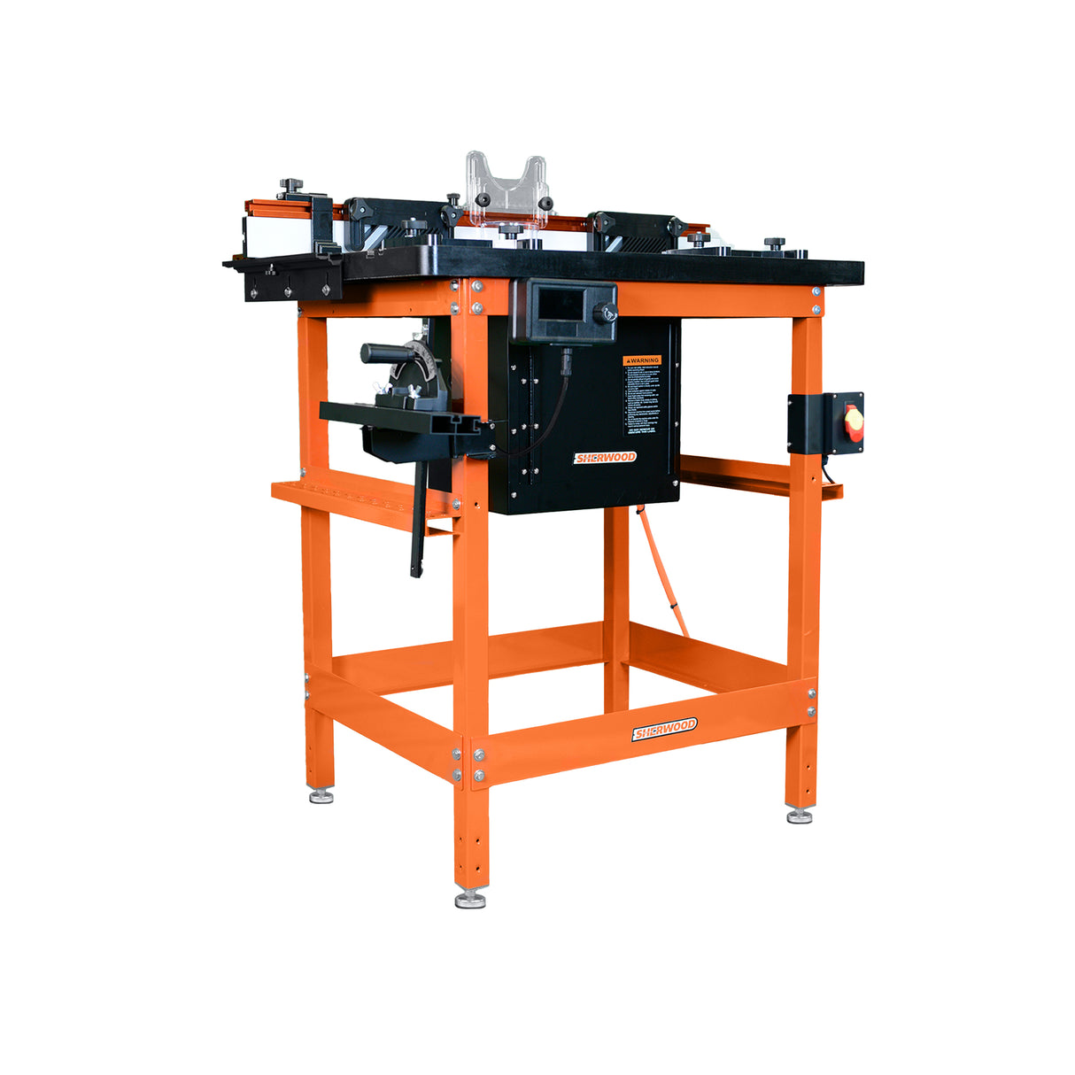Sherwood Industrial Router Table Cast Iron Top with Motorised DRO Router Lift & Water Cooled CNC Spindle