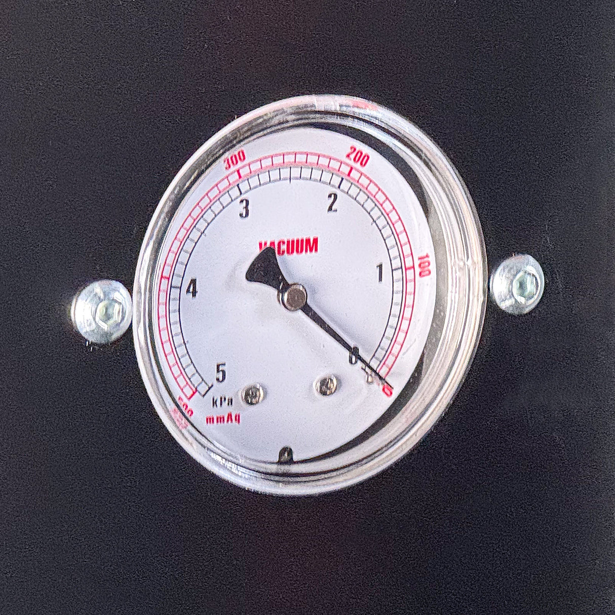 Sherwood 2HP Industrial Cyclone Dust Extractor, side view, showing the automatic filter cleaner in action