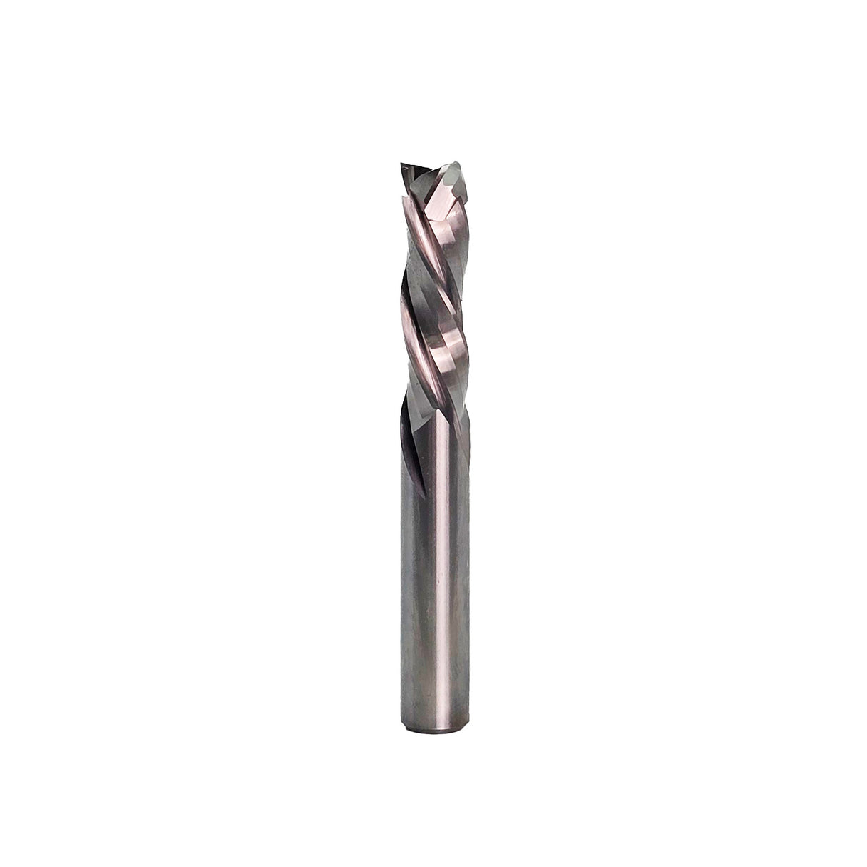 Freud Triple-Flute Compression CNC Router Bit 3/8in Diameter - Solid carbide tool for precision woodworking and material routing