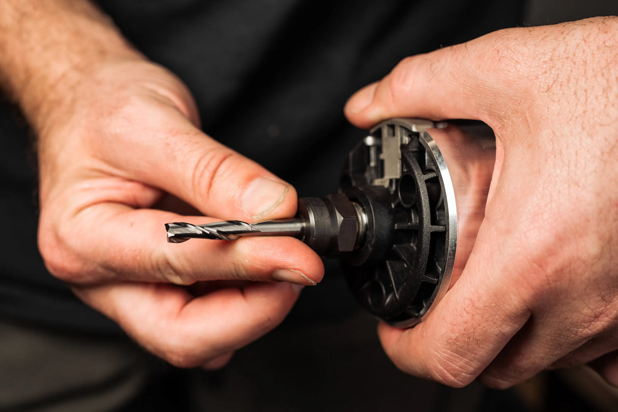 1/4in x 1in Up-Spiral Flat CNC Router Bit, longer cutting length for deeper passes, 1/4in shank