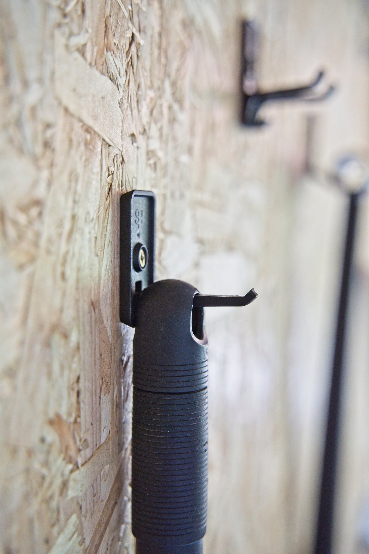 15-Piece black Superhooks Starter Bundle for modular tool wall setup, ideal for hanging clamps and chisels