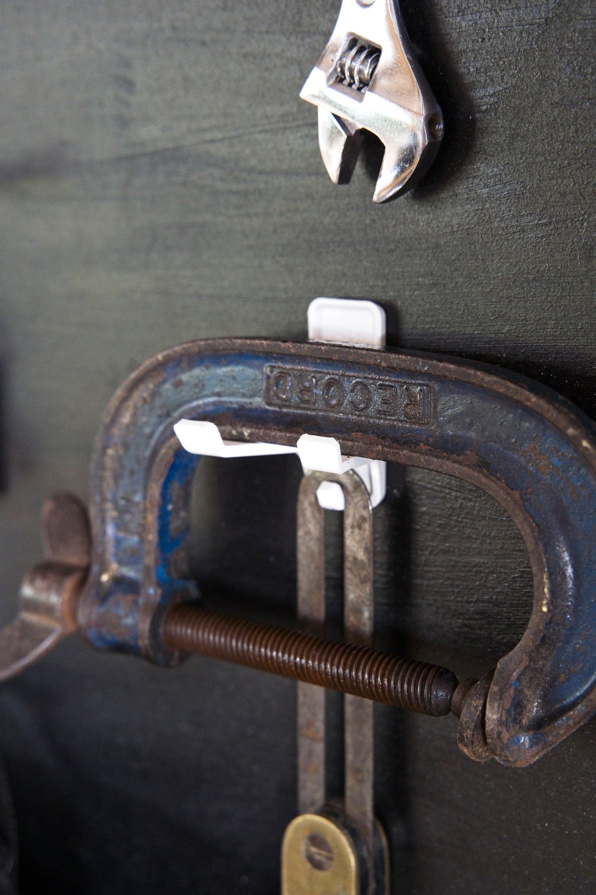 Superhooks Multi Hook White 3 Pack 5kg Capacity wall-mounted hook with double arm and small securing hook