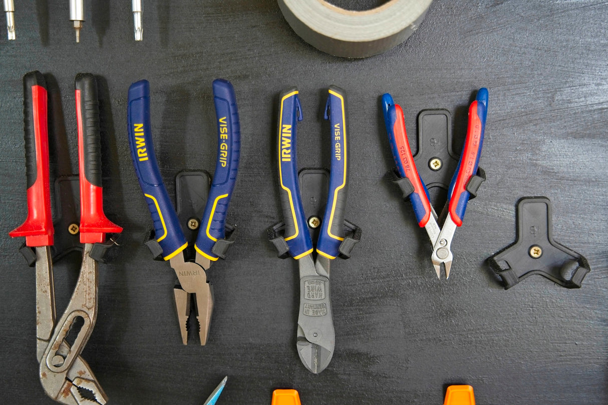 Superhooks Garage Bundle 27-Pieces Black Modular Tool Wall Hooks in Australian woodworking store