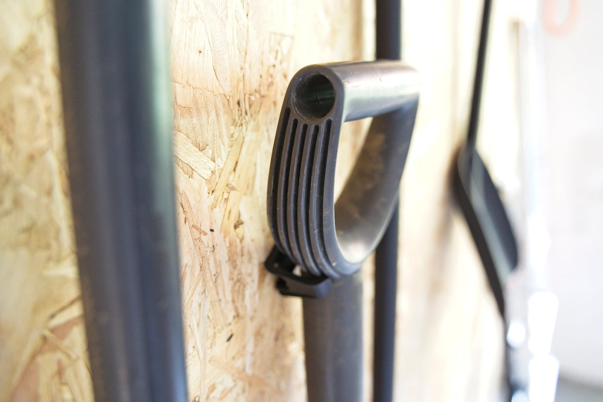 Superhooks Capture Hook Black 3 Pack 7.5kg Capacity - Twin arm hooks in black holding gear effortlessly