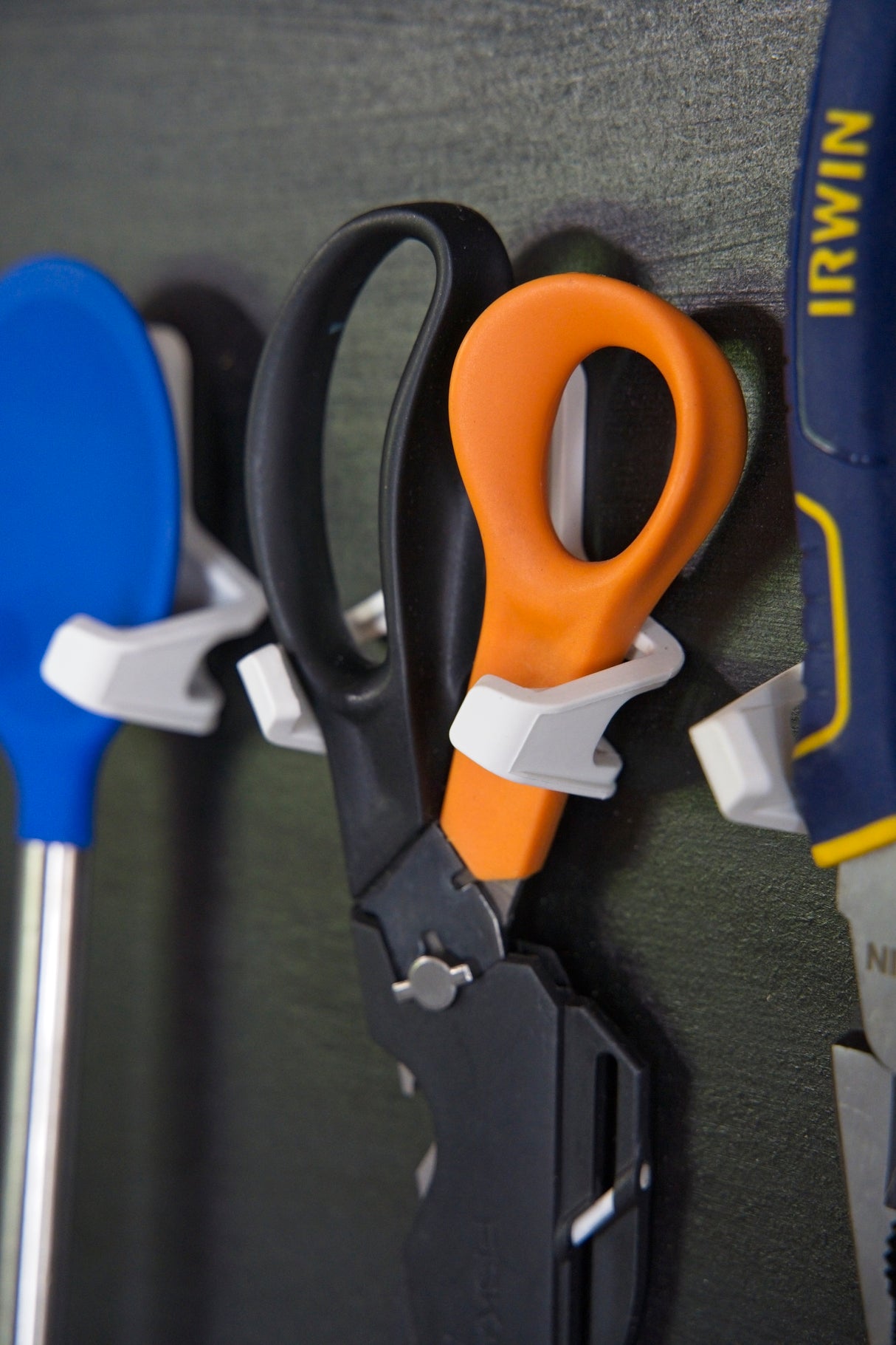 White Superhooks Capture Hook with 7.5kg Capacity - reinforced tapered twin arm hooks for secure holding in Australian woodworking tools store