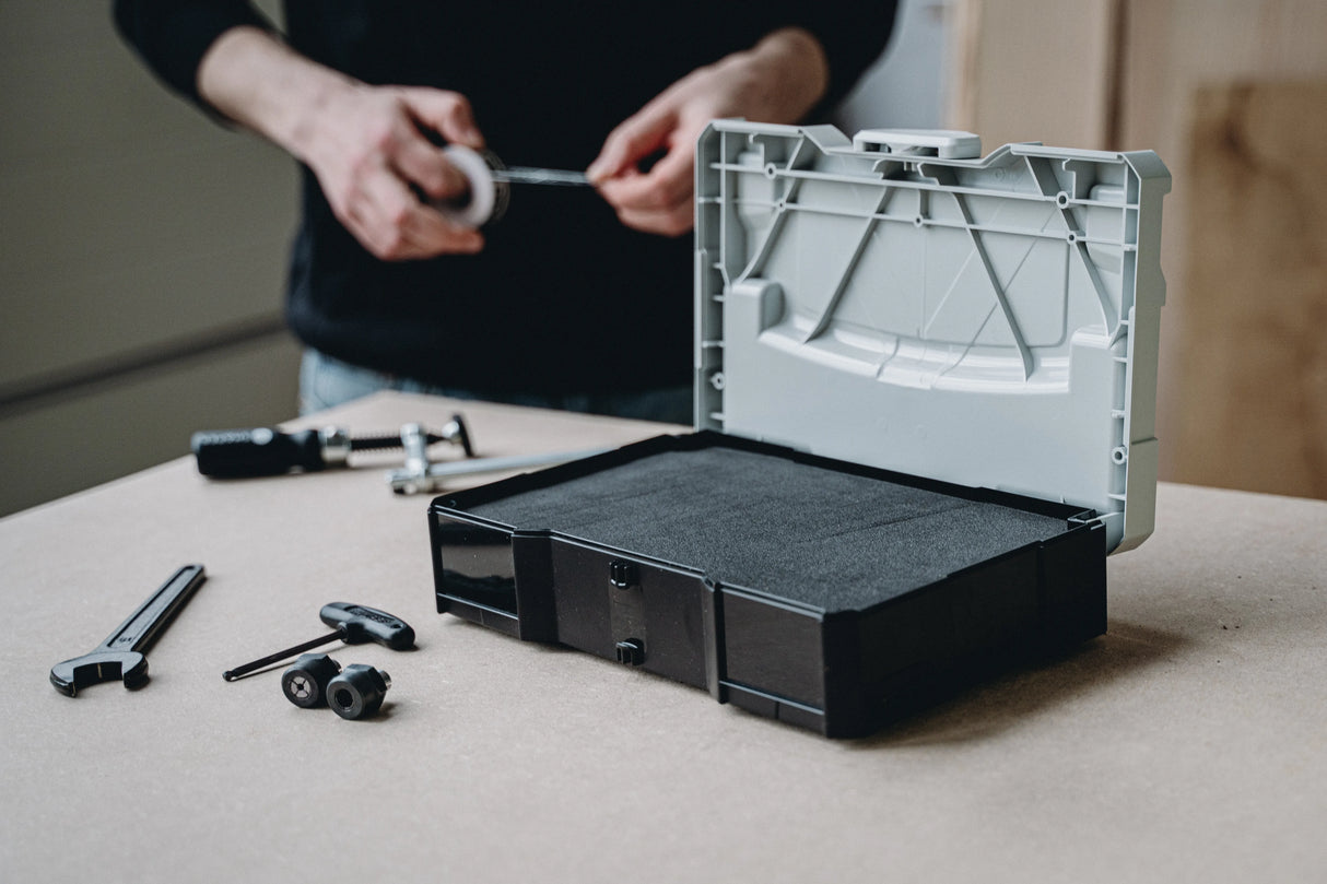 Australian woodworking tools store: Shaper Mini Systainer with Customizable Foam Insert - Ideal tool storage solution