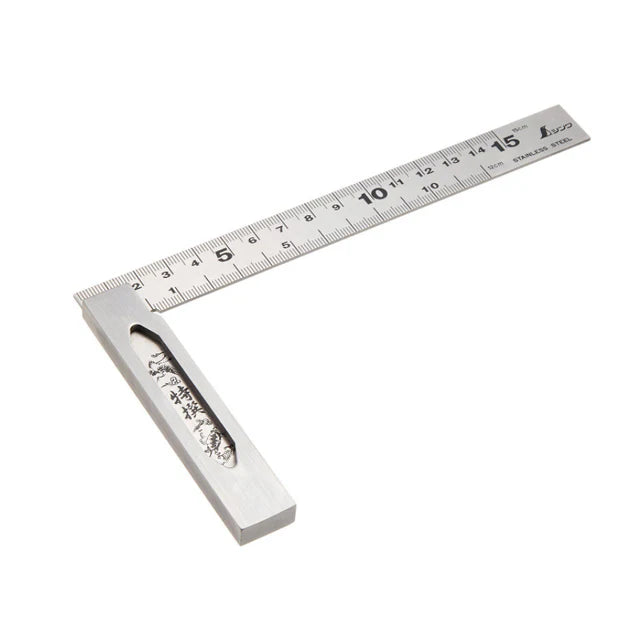 Shinwa Try Square 15cm Stainless Steel Metric