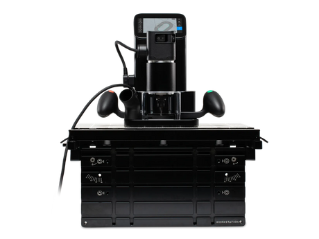 Shaper Tools Origin Handheld CNC Router with Workstation Bundle in use