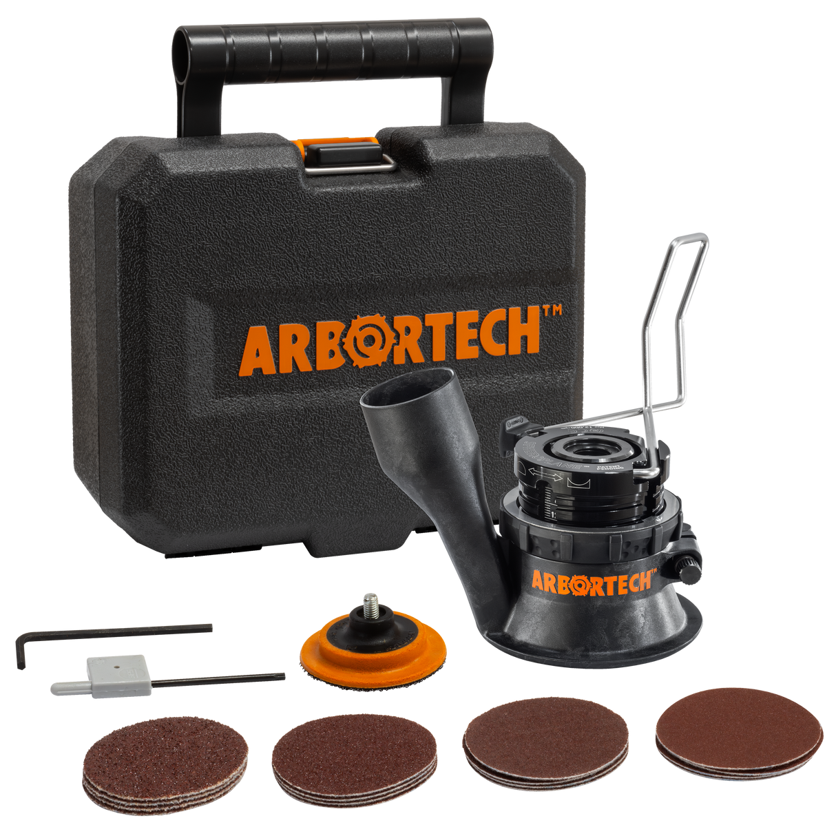 Arbortech SpheroPlane Angle Grinder Attachment carving spherical wooden bowl