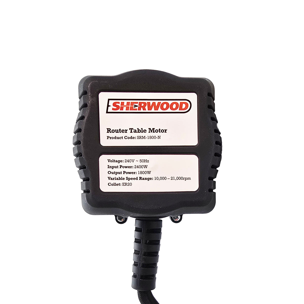 Sherwood Round Body Router Motor with Remote Switch 1800W