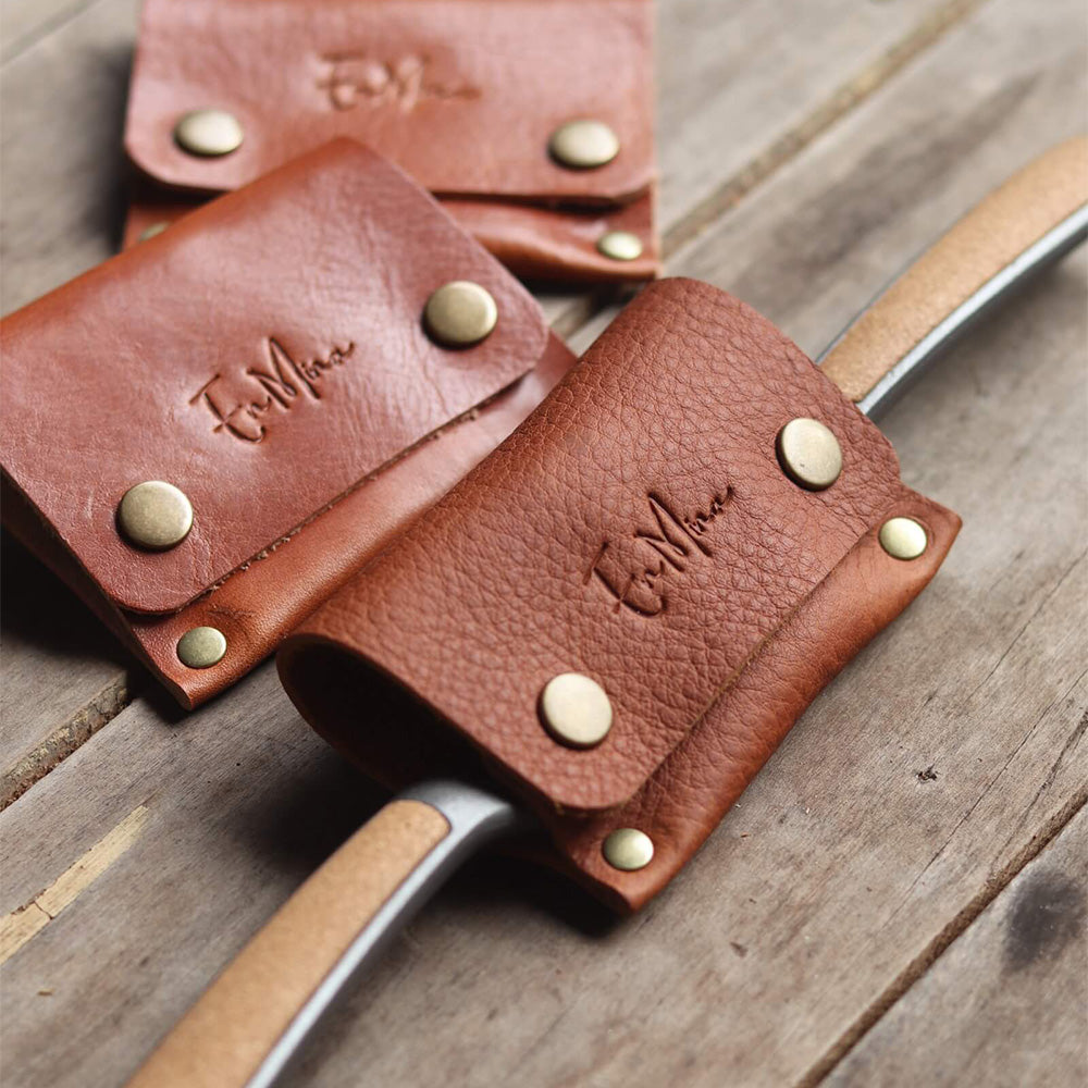 En Mina Leather Spokeshave Cover