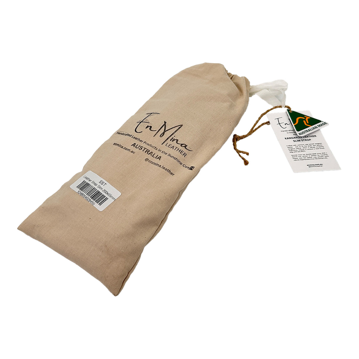 En Mina Slim Leather Strop 200 x 65mm