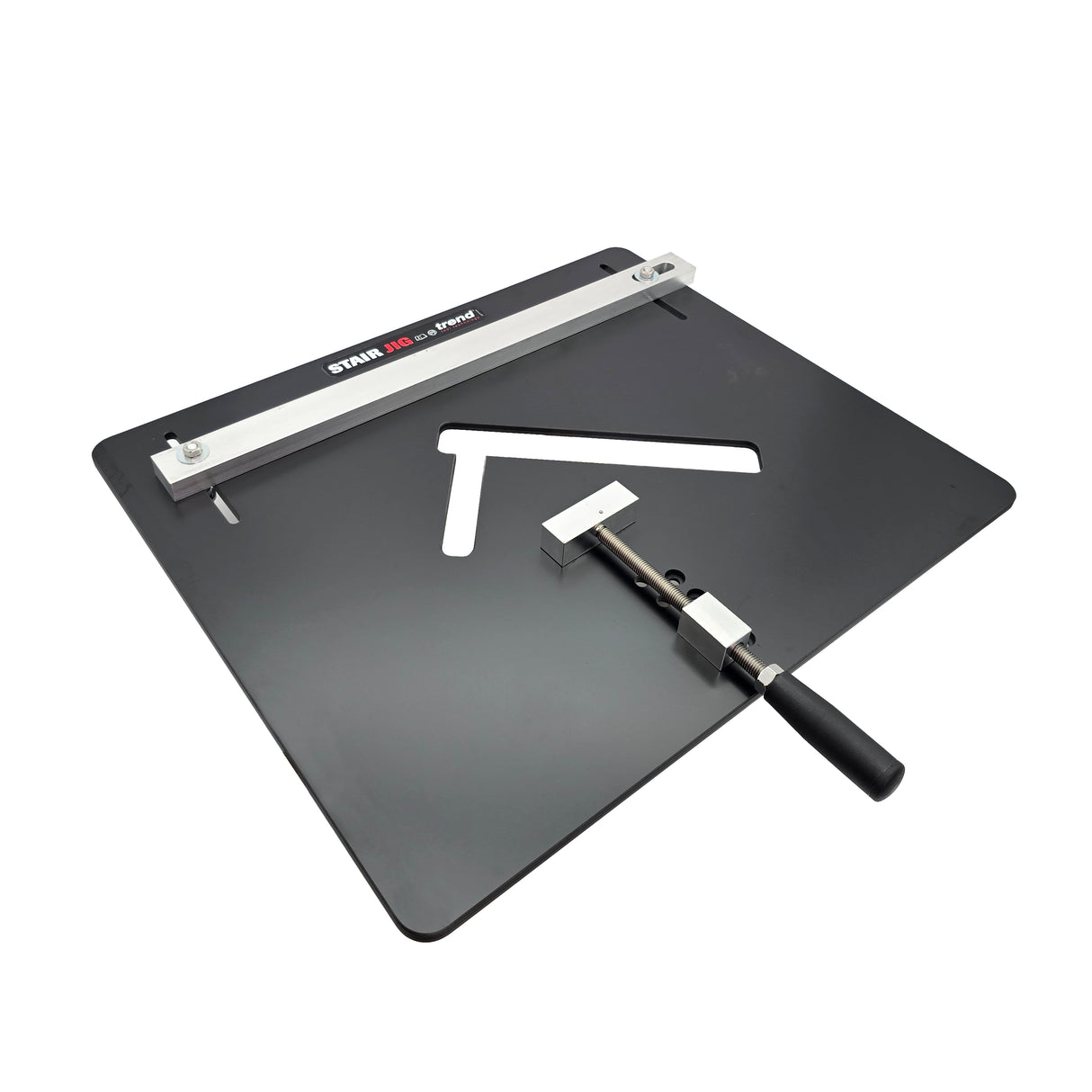 Trend Stair Router Template Jig for Open Risers - Woodworking tool for precise stair housing cuts