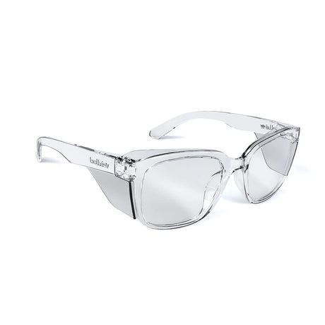 Bollé Safety STKS 410 Clear Lens Safety Glasses with Clear Frame, eco-conscious design, ergonomic fit