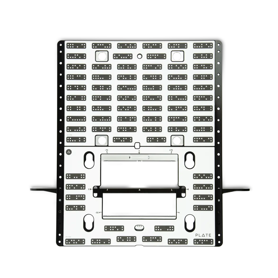 Shaper Tools Edge Mortising Adapter in vertical workholding position