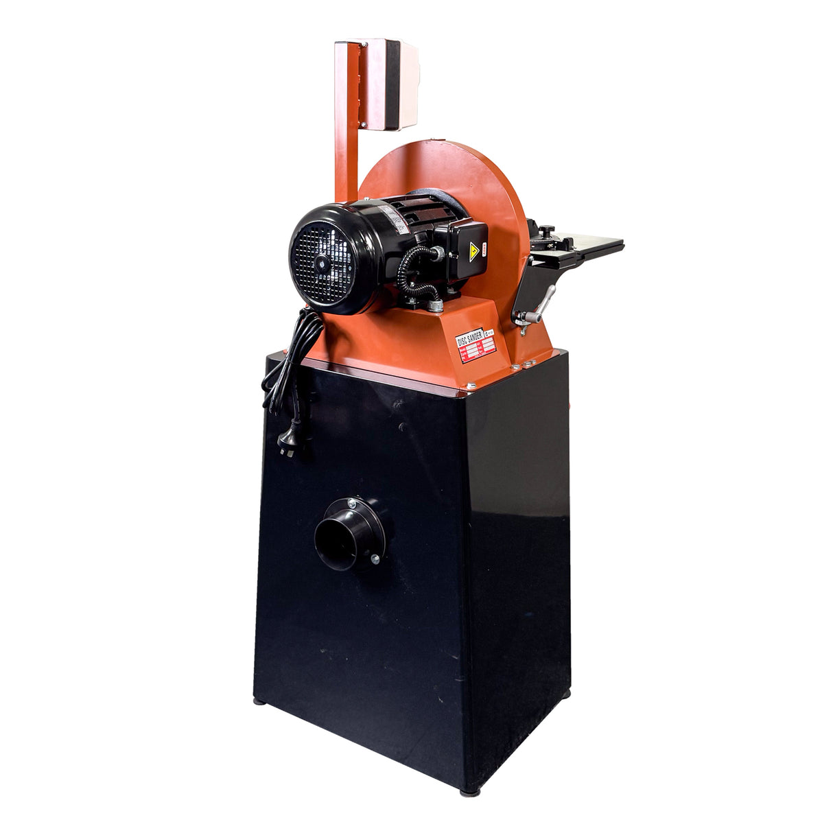 Sherwood 15in Disc Sander with Cabinet Stand in workshop setting