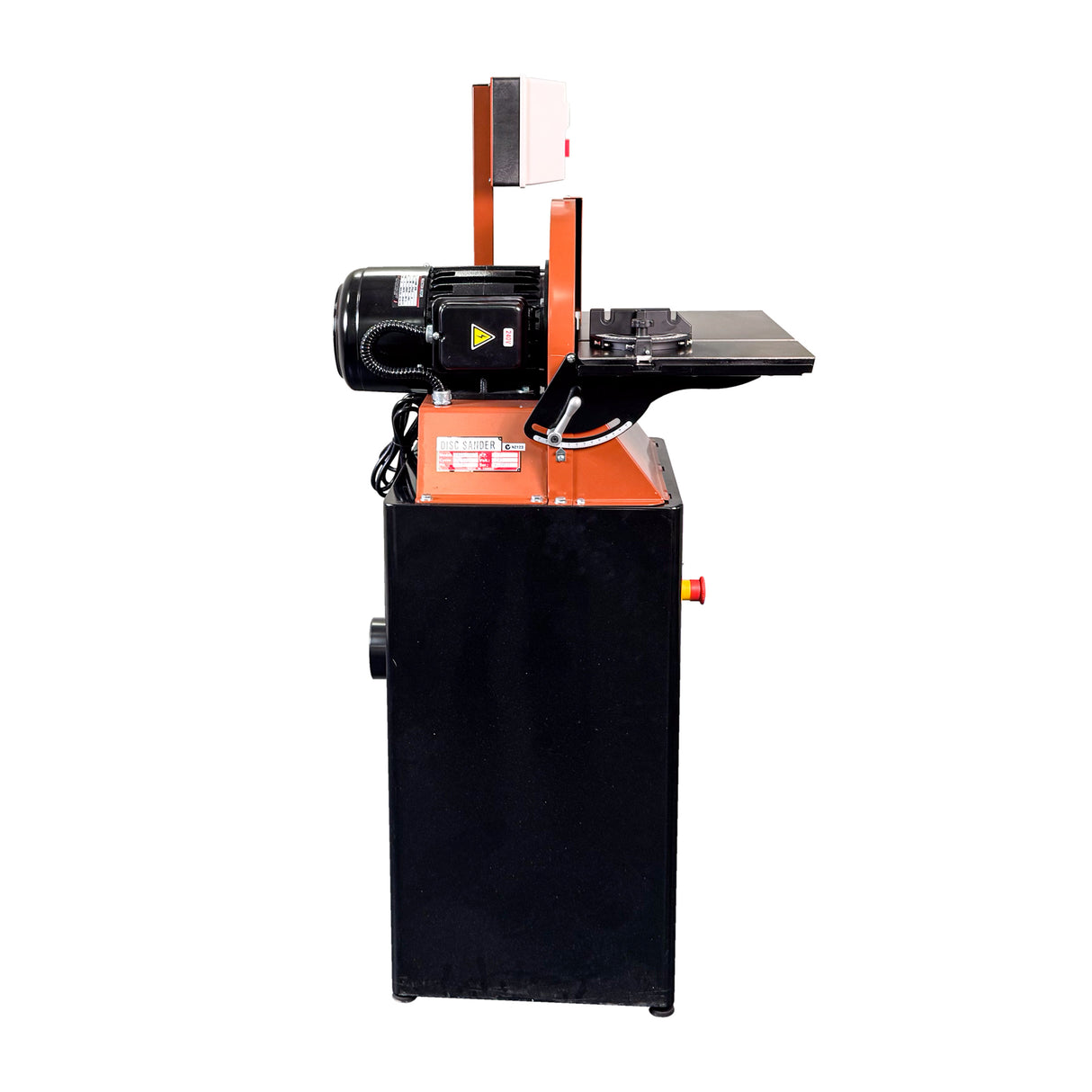 Sherwood 15in Disc Sander with Cabinet Stand in action, showcasing precision sanding capabilities