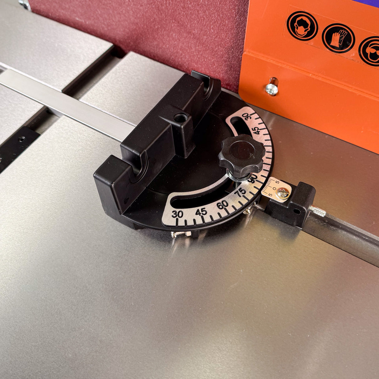 Sherwood 20in Disc Sander with Cabinet Stand in workshop setting