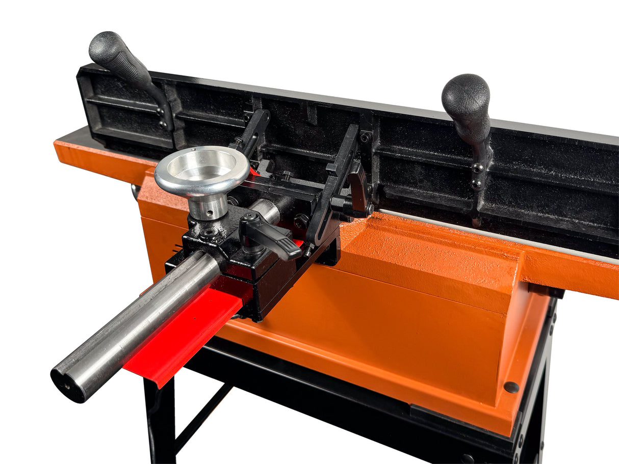 Sherwood 6in Benchtop Jointer with Helical Spiral Head 1500W 2HP includes Open Stand